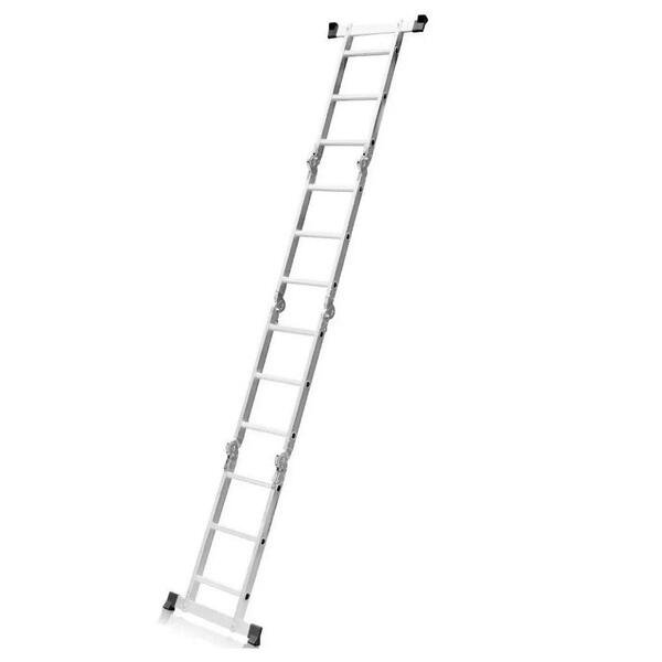 Escada Articulada Multifuncional 4x3 Alumínio Fortt 12 Degraus 3.34m - Image 3
