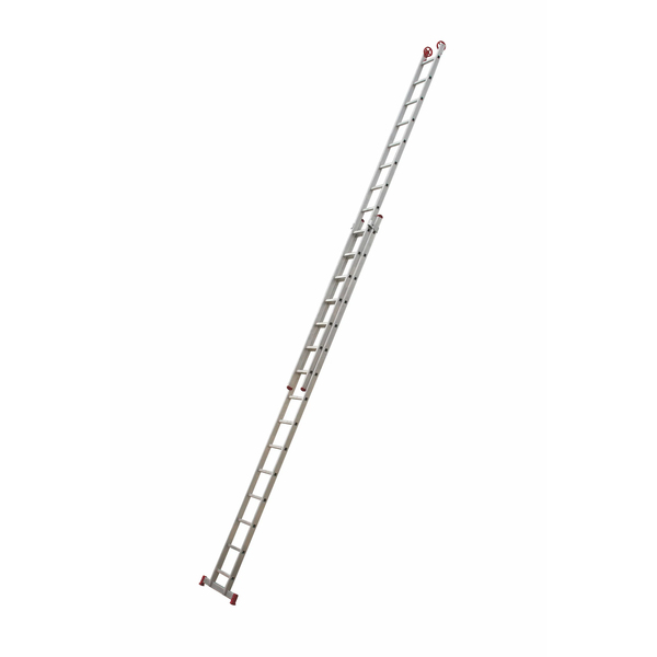 Escada Extensível 15x2 30 Degraus em Alumínio 7,66m Botafogo - Image 2